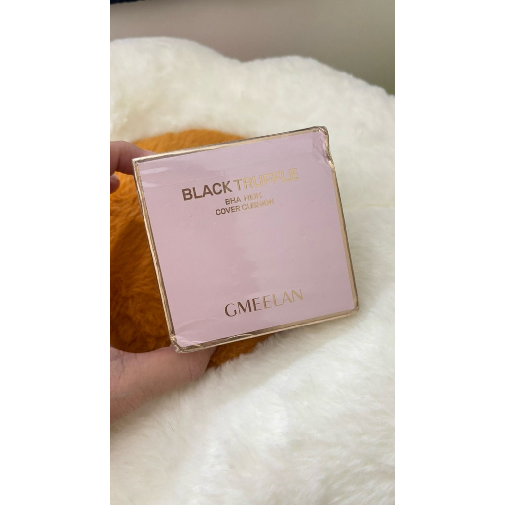 ของใหม่กล่องบุป GMEELAN 2 IN 1 HIGH COVERAGE BLACK TRUFFLE BHA PINK CUSHION แมตต์เนียนกริบ 12 ชั่วโม