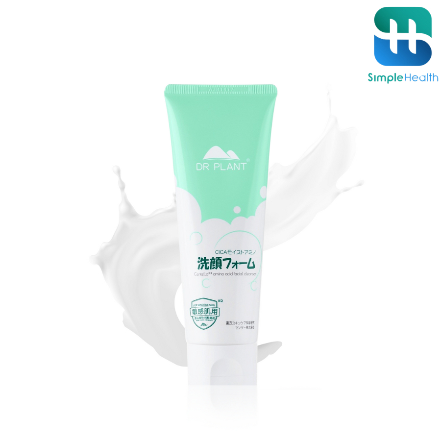 Simple healthcare โฟมล้างหน้า DR Plant เจลล้างหน้า Cleanser ทำความสะอาดผิว เพิ่มความชุ่มชื้น