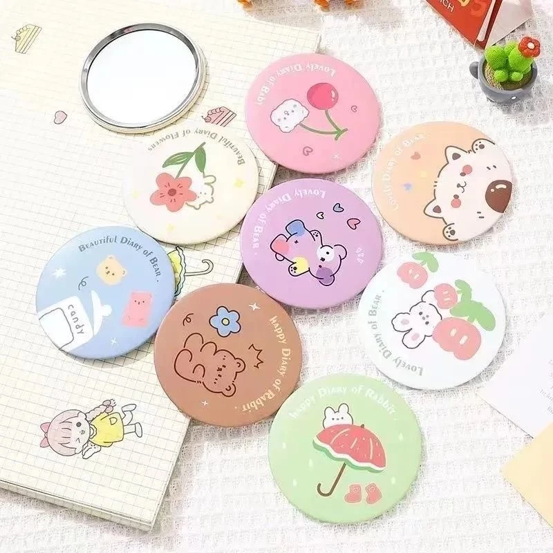 กระจกแต่งหน้าพกพา ลายน่ารัก น้ำหนักเบา thumbnail 10