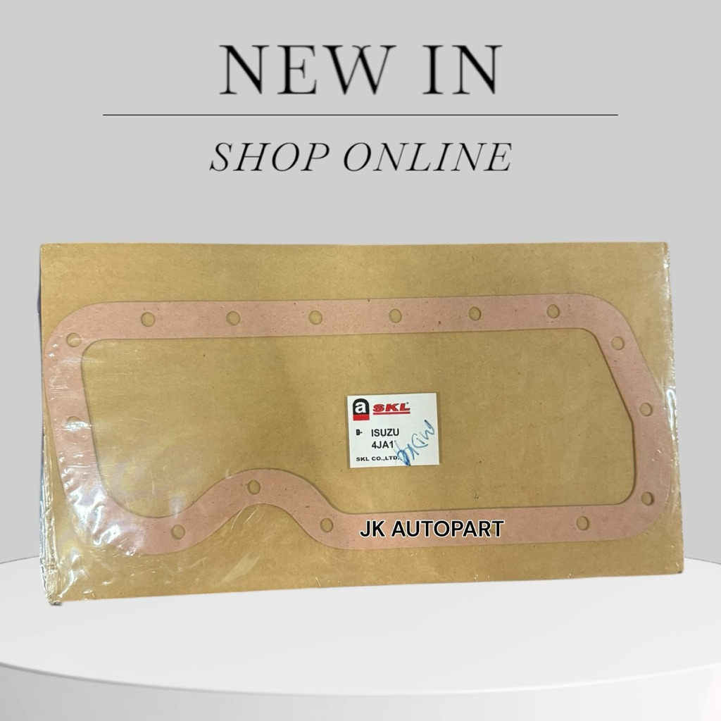 ปะเก็นอ่างเครื่อง ISUZU TFR เครื่อง 4JA (คละสี) ยี่ห้อ SKL อย่างดี ประเก็นแคร้ง ปะเก็นแคร้งอีซูซุ