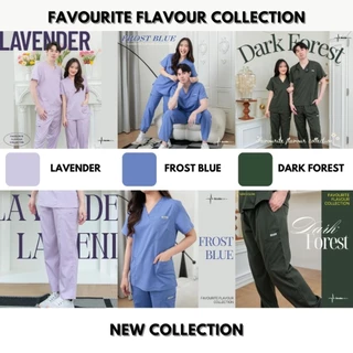 ชุดสครับขาตรง (ไม่ปักชื่อ) Scrubs STAT รุ่น Favourite Flavour Collection ชุดหมอ แพทย์ พยาบาล คลินิก