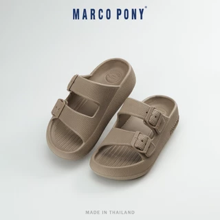 Marco Pony รองเท้าแตะผู้หญิง รองเท้าแตะแบบสวมและรองเท้าแตะเปิดส้น เปิดนิ้วเท้า ของขวัญสำหรับคริสต์มาสMH9035
