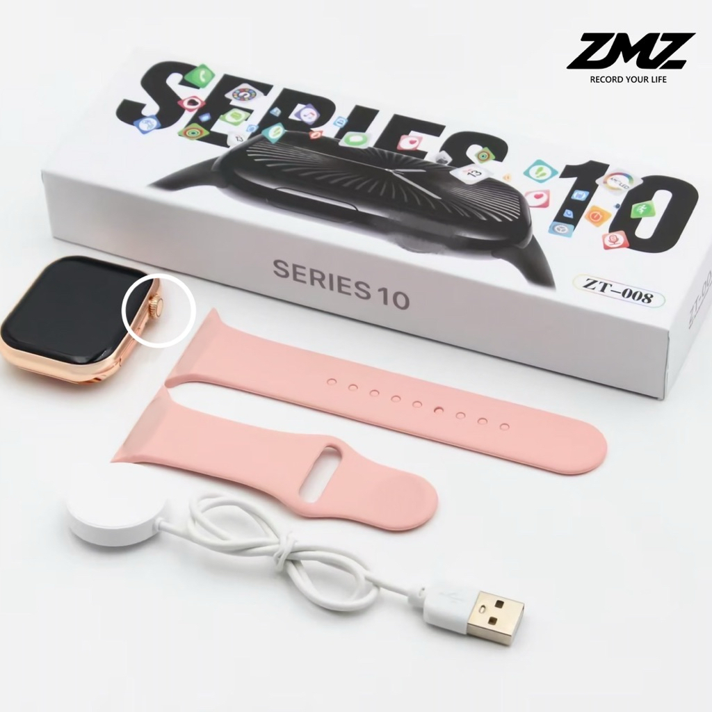ZT-008 สมาร์ทวอทช์ โทรได้ แจ้งเตือนข้อความ จอ46mm แถมสาย 3 เส้น Bluetoothรองรับทุกระบบ ราคา ถูกที่สุด ดีลบีเคเค แกลเลอรีภาพที่ 2