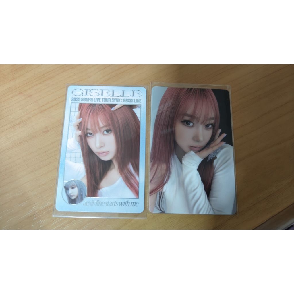 Aespa Aexis line photocard giselle set