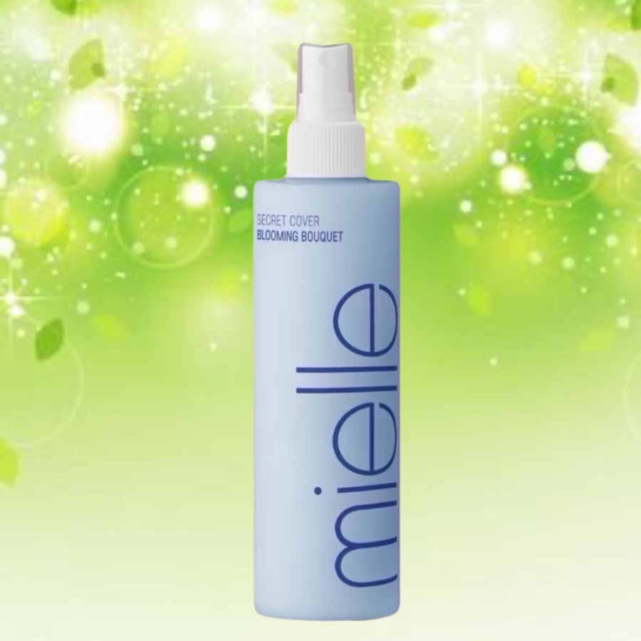 MIELLE Secret Cover Blooming Bouquet 250 ML.สเปรย์บำรุงผม สำหรับผมเสียมาก ฟื้นฟูเส้นผมให้แข็งแรง