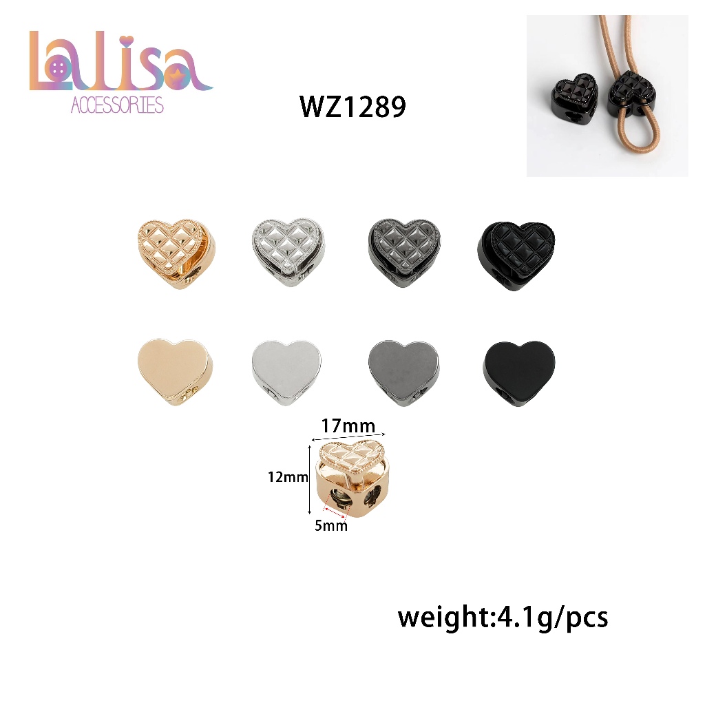 สต็อปเปอร์หัวใจเกาเหลาเอ้ยเกาหลีน่ารัก alloy stopper WZ1289