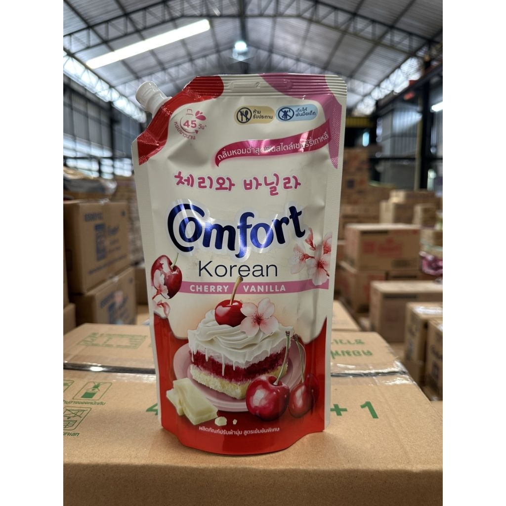 คอมฟอร์ท น้ำยาปรัปผ้านุ่ม โคเรียน กลิ่นเชอร์รี่ วนิลา ขนาด 470 มล.