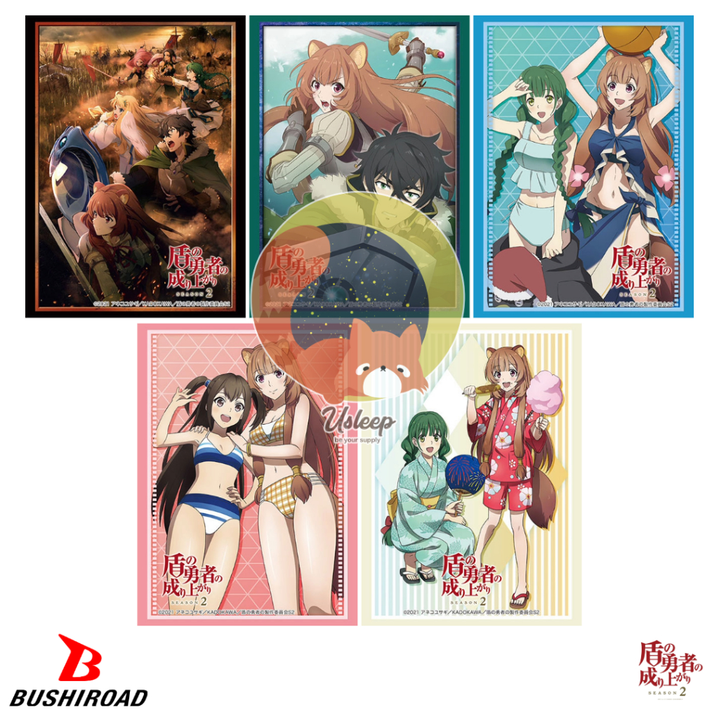 Bushiroad Sleeve Collection HG Tate no Yuusha no Nariagari : Naofumi, Raphtalia, Rishia, Kizuna - ซอ