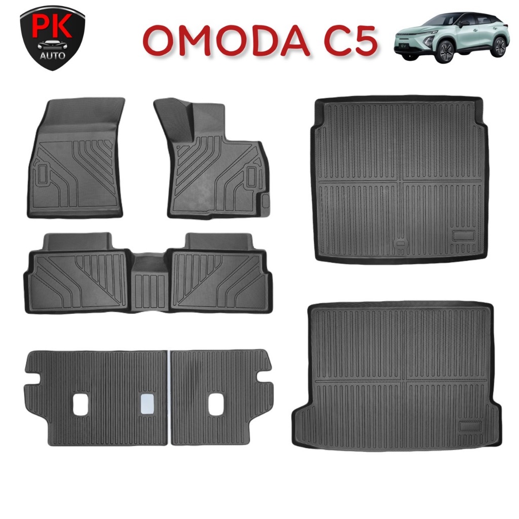 OMODA C5 พรมปูพื้นรถยนต์ พรมปูพื้นรถยนต์เข้ารูป พรมปูพื้น 3D กันน้ำ 100% สำหรับ OMODA C5
