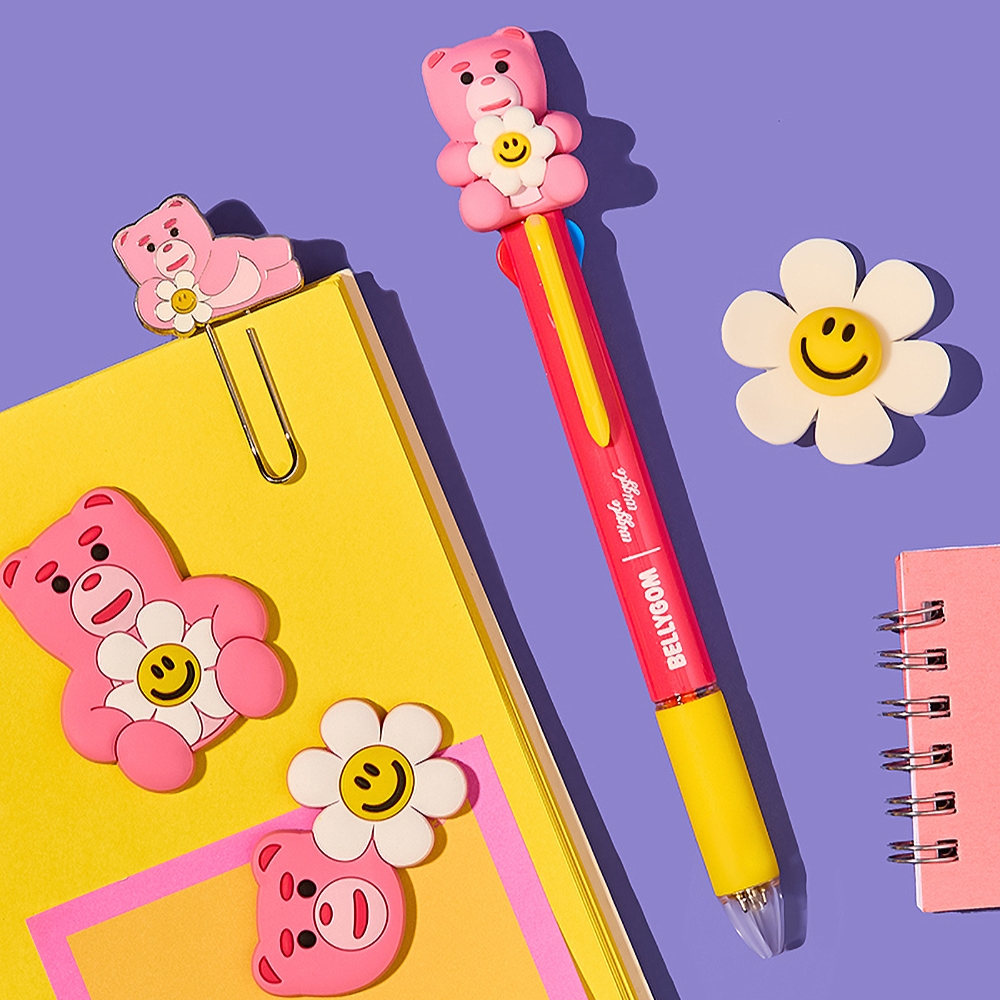 [พร้อมส่ง] ปากกาลูกลื่น 4 สี Wiggle Wiggle Figure Multi Ball Pen  ปากกาน่ารัก เขียนลื่น เส้น 0.7 mm - รูปที่ 5