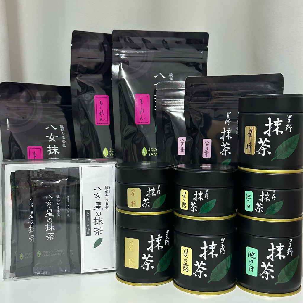 ✅🚚💨(พร้อมส่ง) 🍃 มัทฉะญี่ปุ่น Hoshino Matcha - Yame no hana, No tsuyu, Yame no tsuyu, Seiju, Ike no S