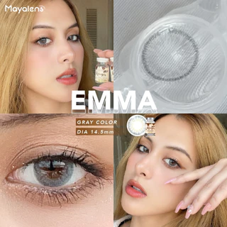🔥คอนแทคเลนส์ Silicone Hydrogel ✨ขนาดกลาง✨ Emma ✨Mayalens Premium