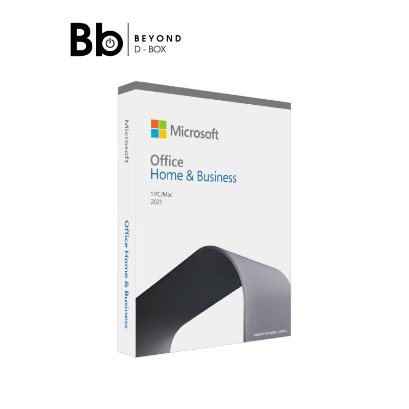 โปรแกรม Microsoft Office Home and Business 2021 English APAC EM Medialess by BB Beyond D-Box