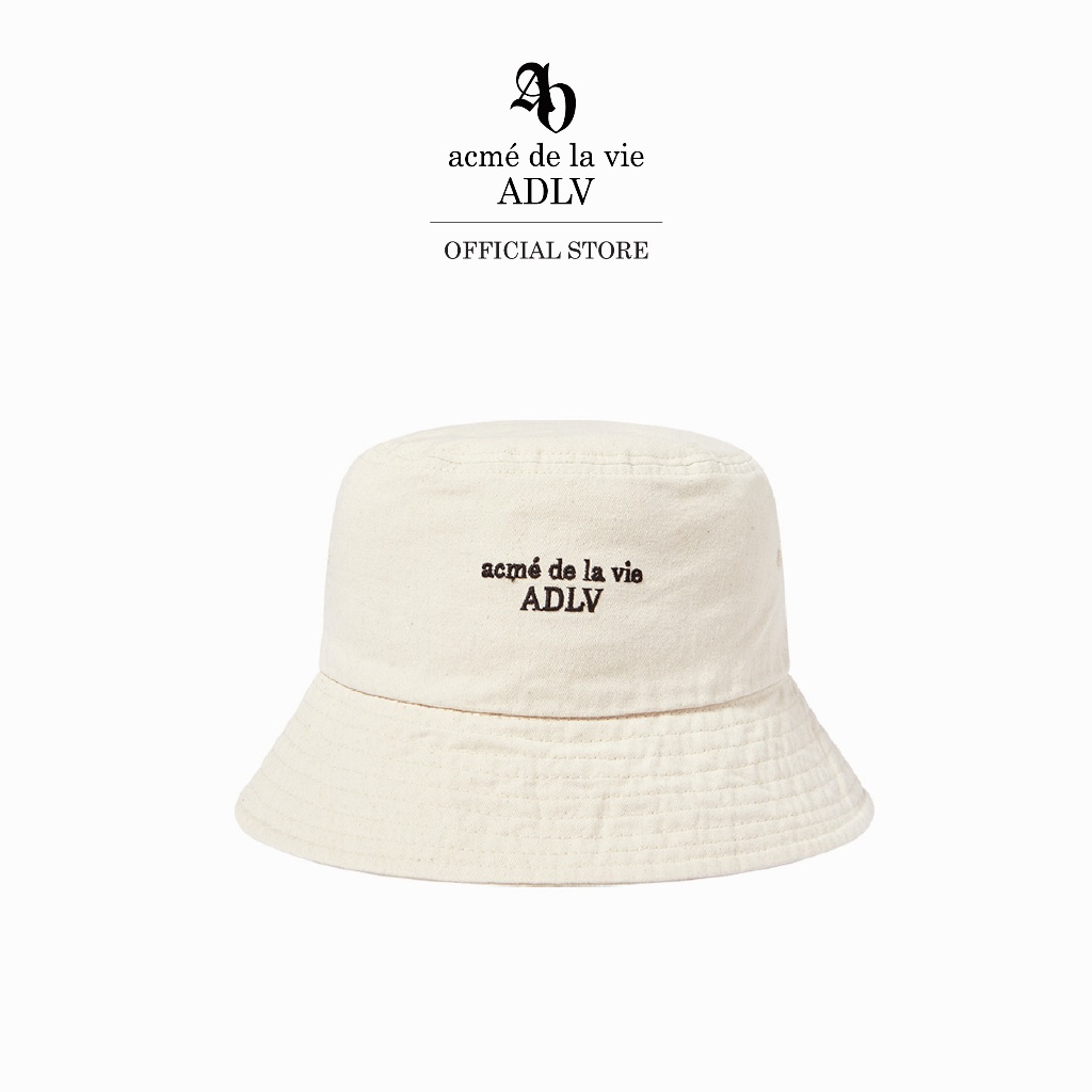 ADLV [acme de la vie] หมวก รุ่น Basic Logo Bucket Hat Beige (50032SBLCAU_F5BEXX)
