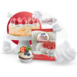 Ellenka Whip Creme Powder เอเลนก้า ริชครีม วิปครีมพาวเดอร์ | วิปครีมชนิดผง ตราเอเลนก้า ขนาด 200 กรัม และ 1,000 กรัม