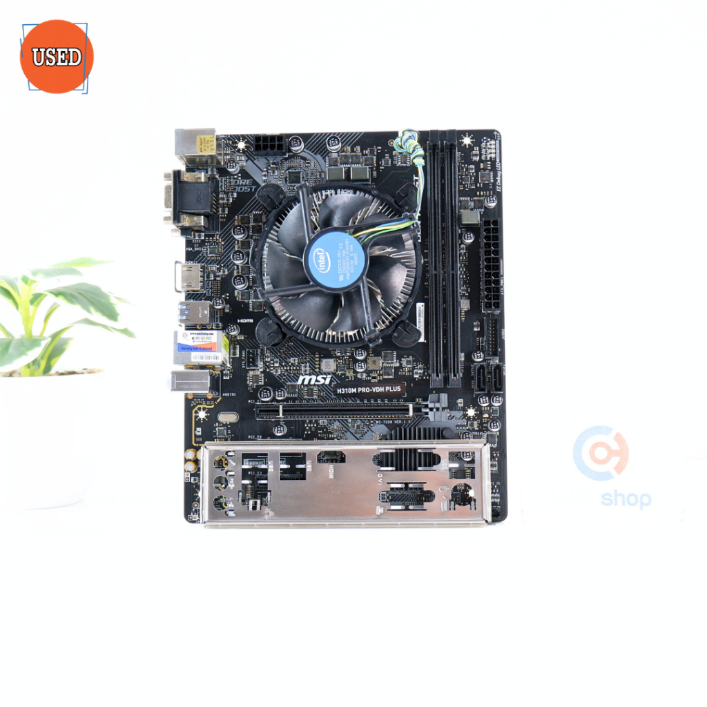 ชุดซีพียูพร้อมเมนบอร์ด CPU: INTEL CORE I5-9400F + MB: MSI H310M PRO-VDH PLUS P13474