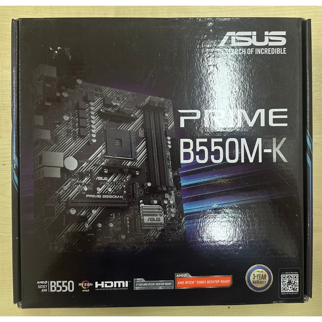 ASUS PRIME B550M-K DDR4 [มือสอง]