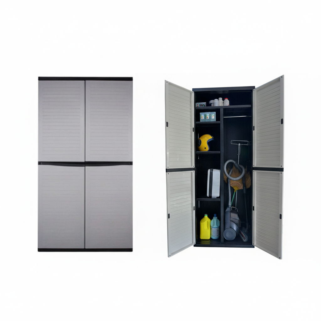 แท้ ตู้เก็บไม้ม๊อบไม้กวาด Optimus SPC-12 ตู้เก็บของ ก76 ล46 ส185 cm ตู้เก็บของมีแกนกลาง