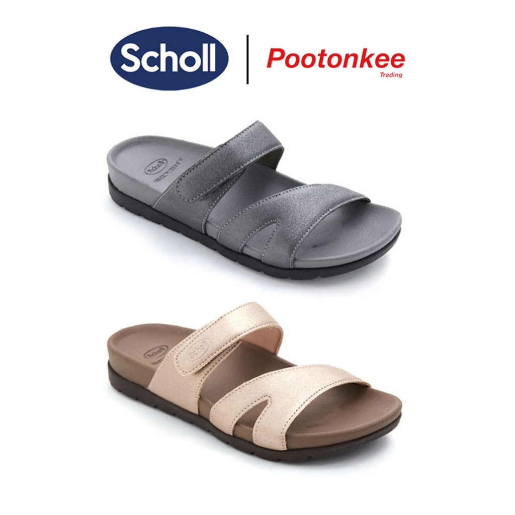Scholl รองเท้าสกอลล์ โฮย่า Hoya รองเท้าแตะสวม เพื่อสุขภาพ เทคโนโลยี ไบโอปรินท์ กระชับ นุ่ม ใส่สบาย