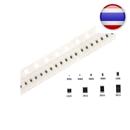 50pcs 0402 0R - 91R ตัวต้านทาน SMD 1/16W resistor