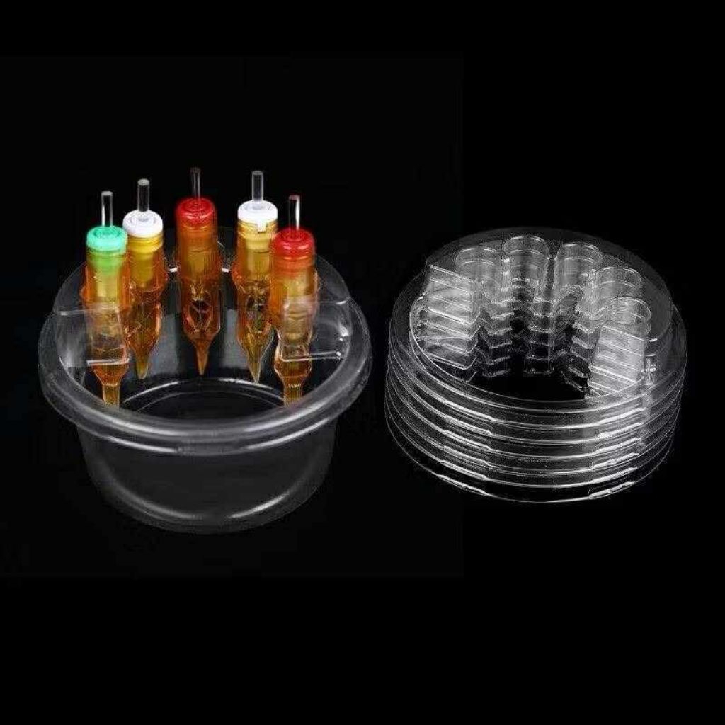 ถ้วยพลาสติกใส่เข็มสัก (Cartridge Needle Cup Holder)