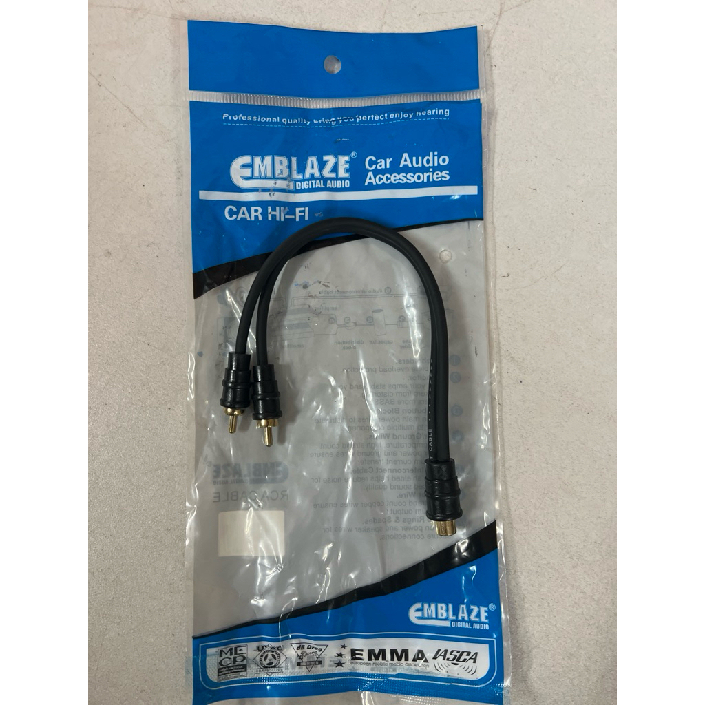 เส้นละ  89บาท สายวาย 1F2M ยี่ห้อ EMBLAZE 1เมีย2ผู้ สายวายสัญญาณเสียง