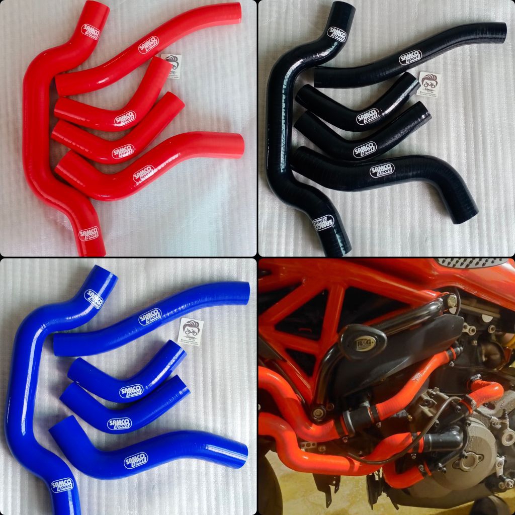 ท่อซิลิโคน Samco Sport Ducati Monster 821 คุณภาพทนความร้อนมี 5 ชิ้น