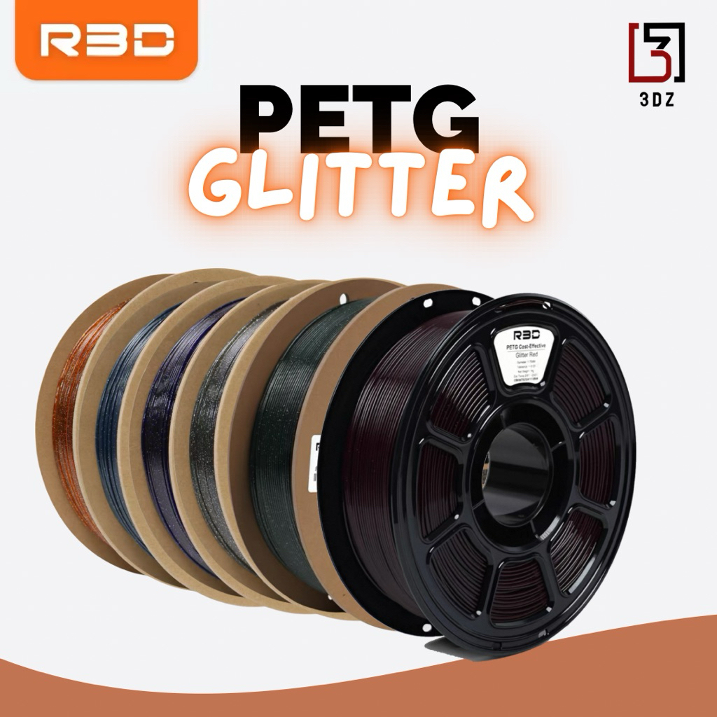 R3D PETG Filament(Glitter) เส้นพลาสติก ขนาด 1.75มม.