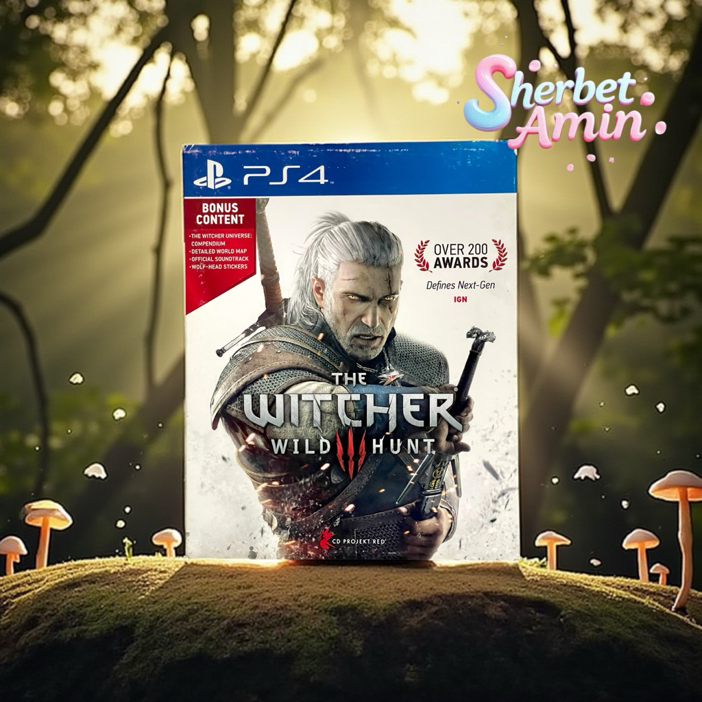 แผ่นเกม Ps4 / The Witcher 3 : Wild Hunt