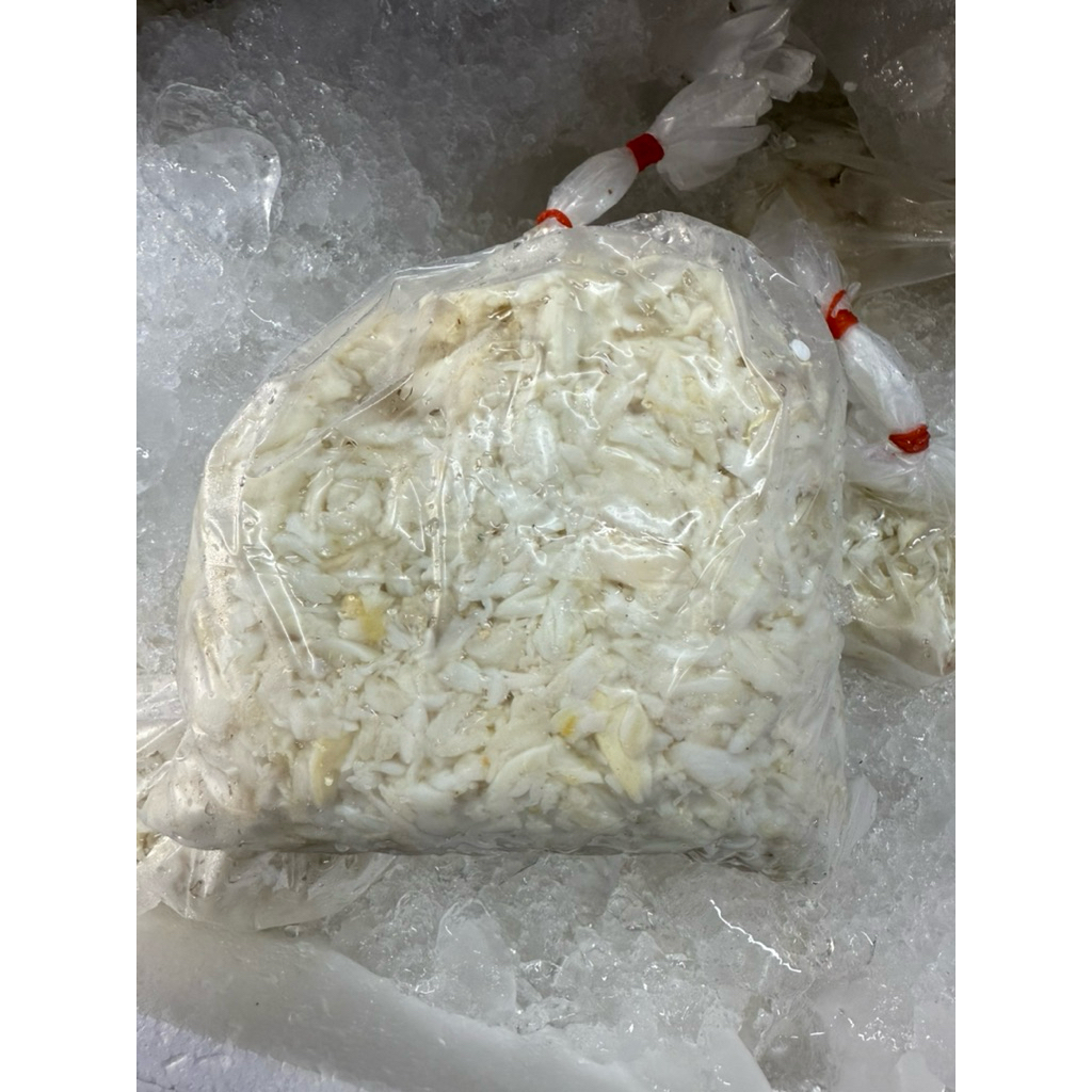 เนื้ออกปูม้าแท้ ของสดไม่ฟรีซ
