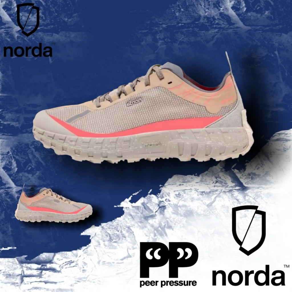 NORDA 001 Brownish red รองเท้าผ้าใบ（ของแท้ 100 %）