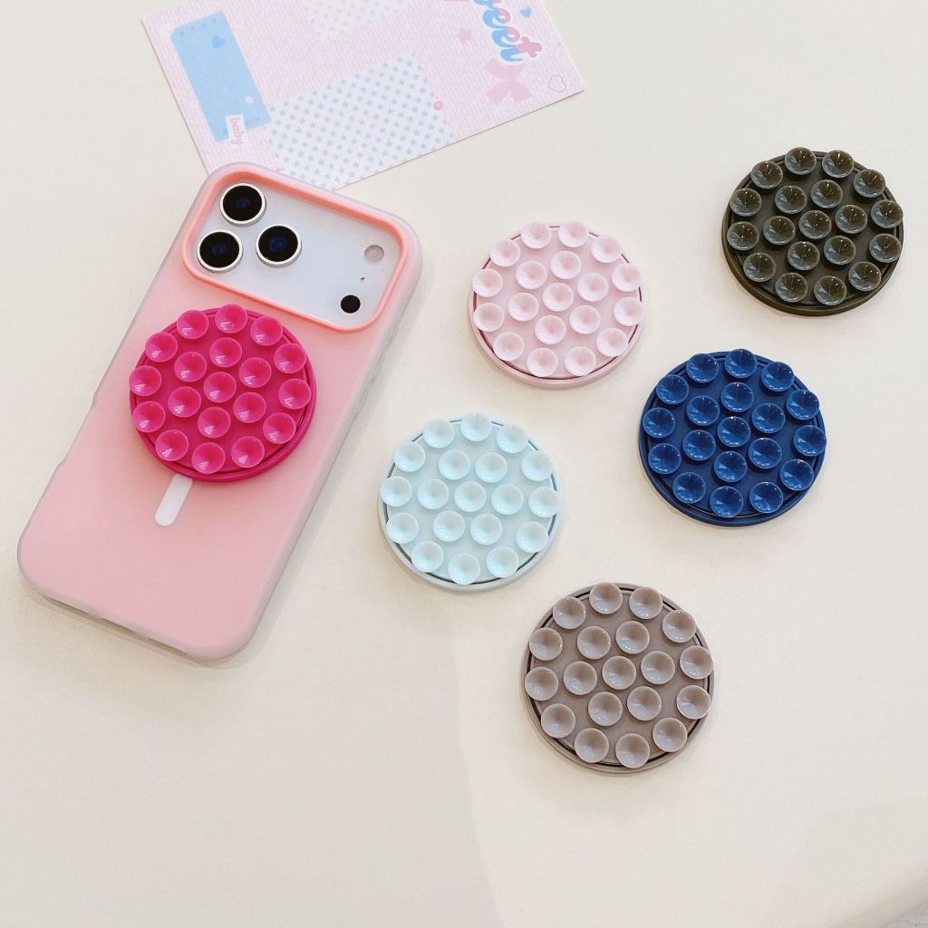 Griptok แม่เหล็ก สีพาสเทล ตัวดูดติดแน่น ใช้ได้กับมือถือทุกรุ่น แถมฟรีแผ่นแม่เหล็กเสริม (พร้อมส่งในไทย)