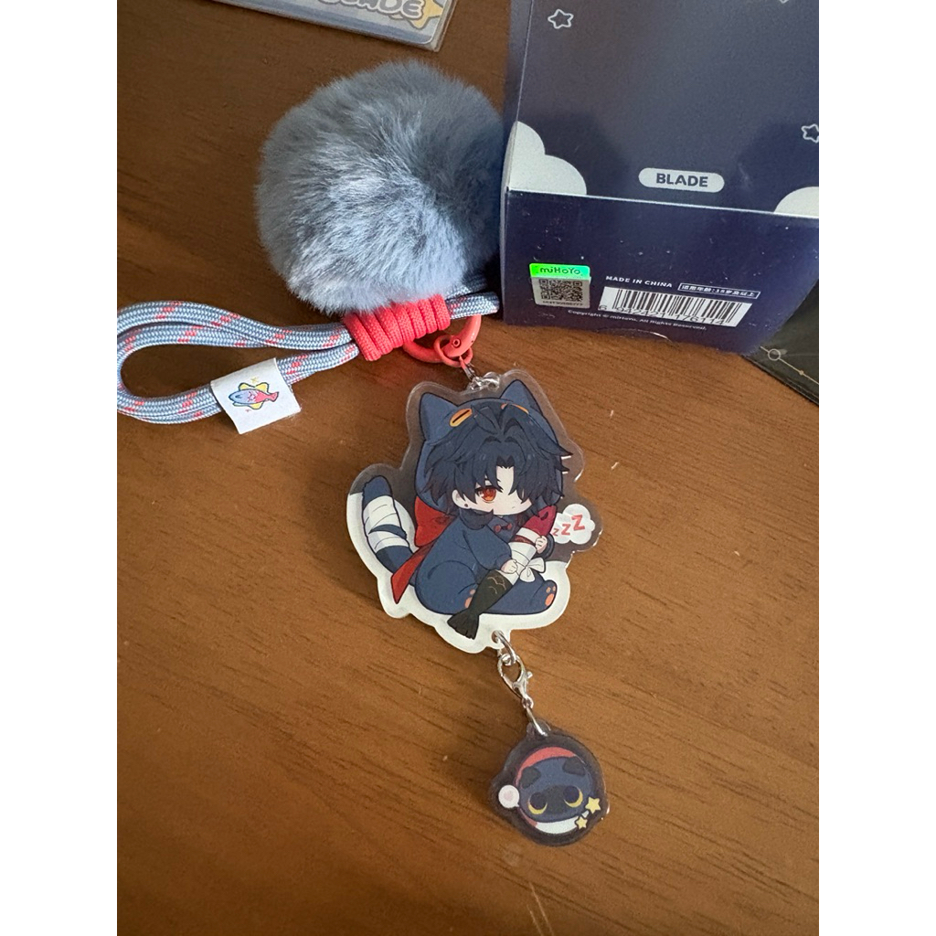 พวงกุญแจ การ์ด Chibi Blade HSR ของลิขสิทธิ์