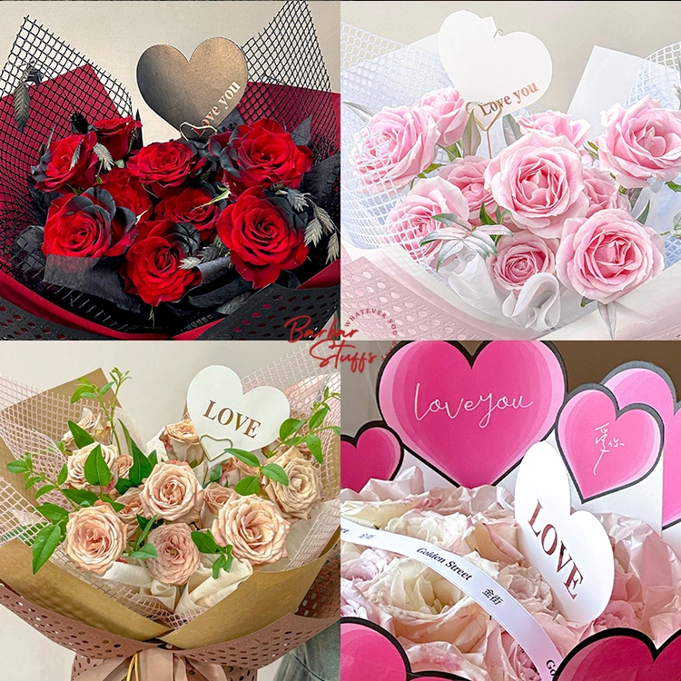 🌈พร้อมส่งในไทย!!🌈 การ์ดบอกรัก มินิการ์ด การ์ดวันเกิด การ์ดขอบคุณ รูปหัวใจ ตัวหนังสือ rosegold สวยหรู - รูปที่ 6