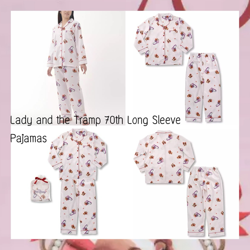 ❗️พรีออเดอร์❗️ ชุดนอน Lady and the Tramp 70th Long Sleeve Pajamas