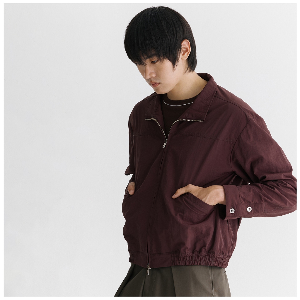 FELLOW JACKET ( OLD BURGUNDY ) - เสื้อแจ็คเก๊ต