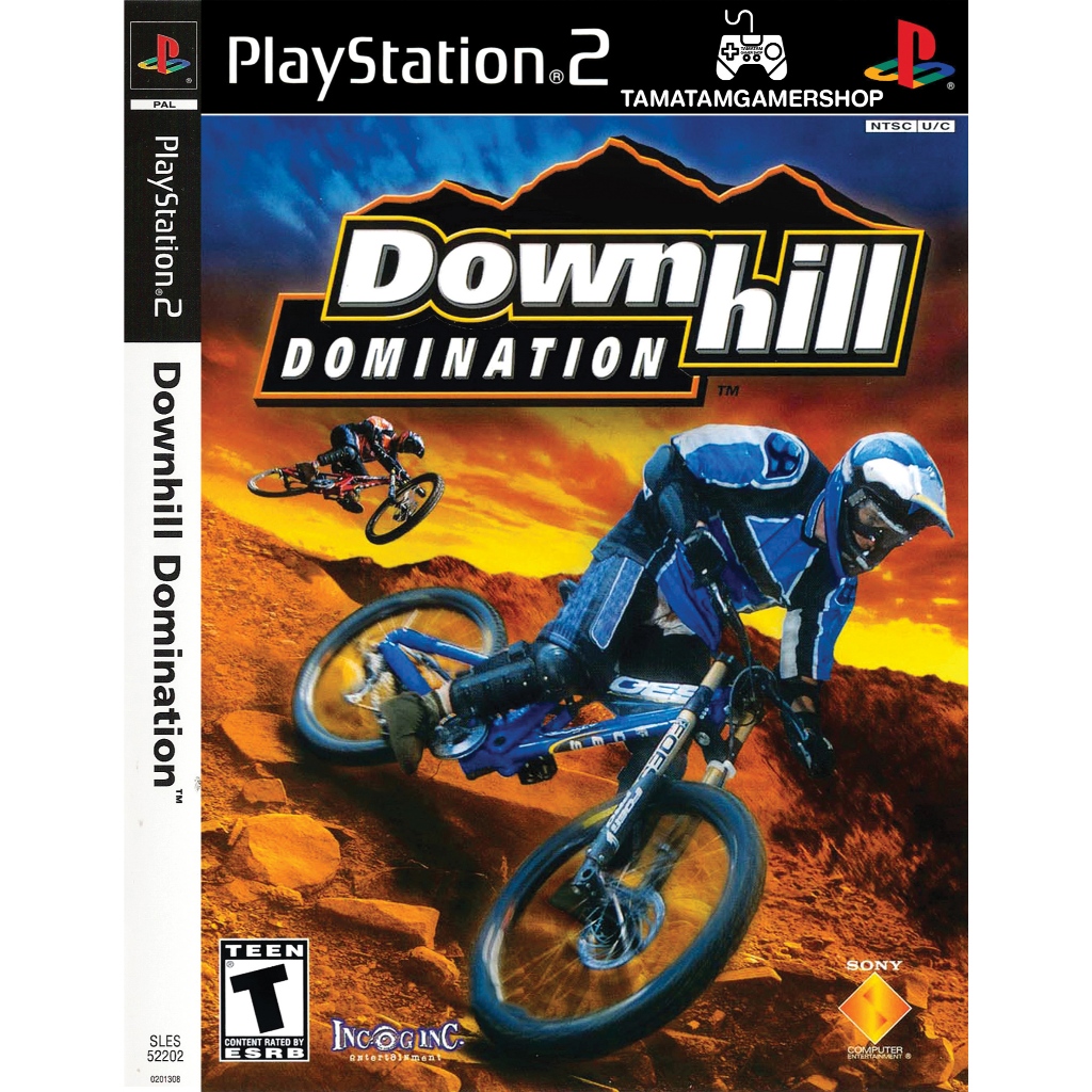 Downhill Domination ps2 แผ่นไรท์ แผ่นเกมPS2 เกมเพทู แผ่นplay2 ps2 เกมปั่นจักรยาน