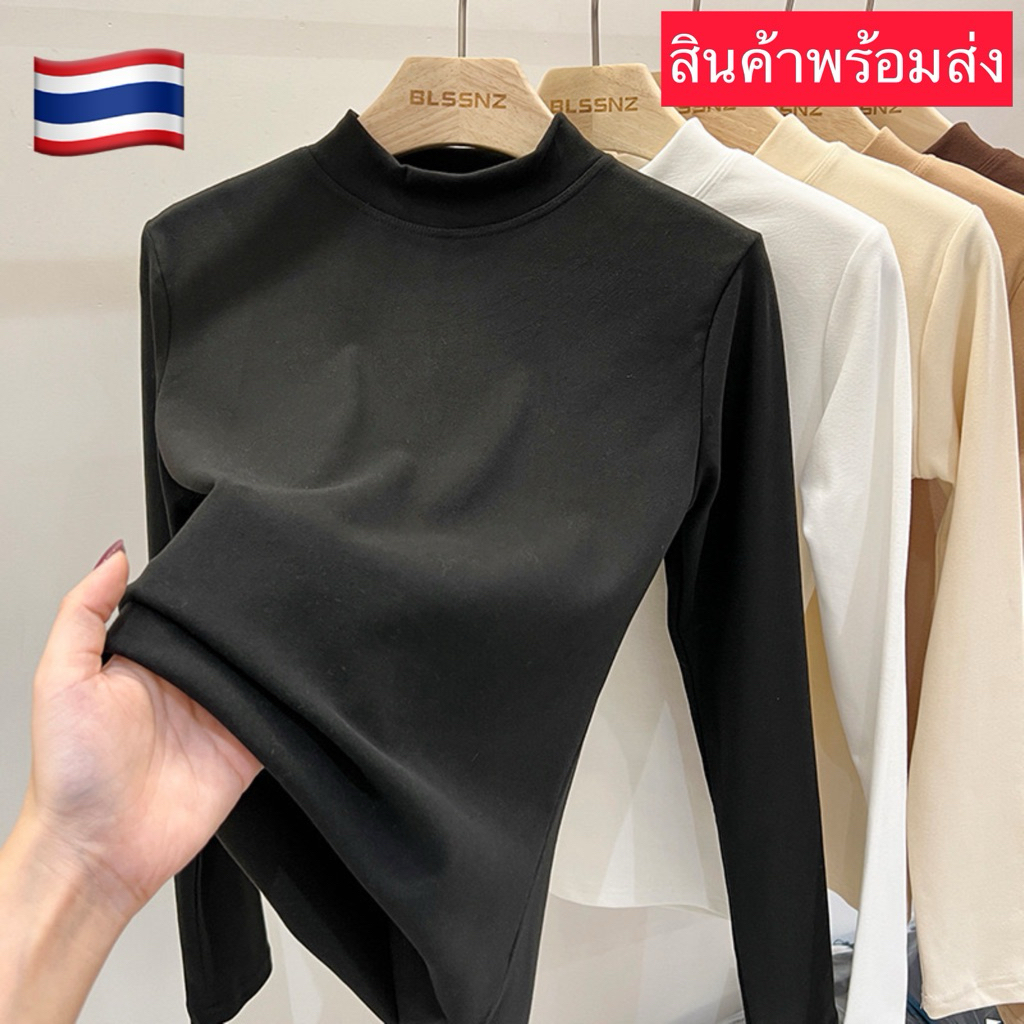 HEATTECH เสื้อฮีทเทค คอเต่า กลาง กันหนาวใส่ให้ความอุ่น