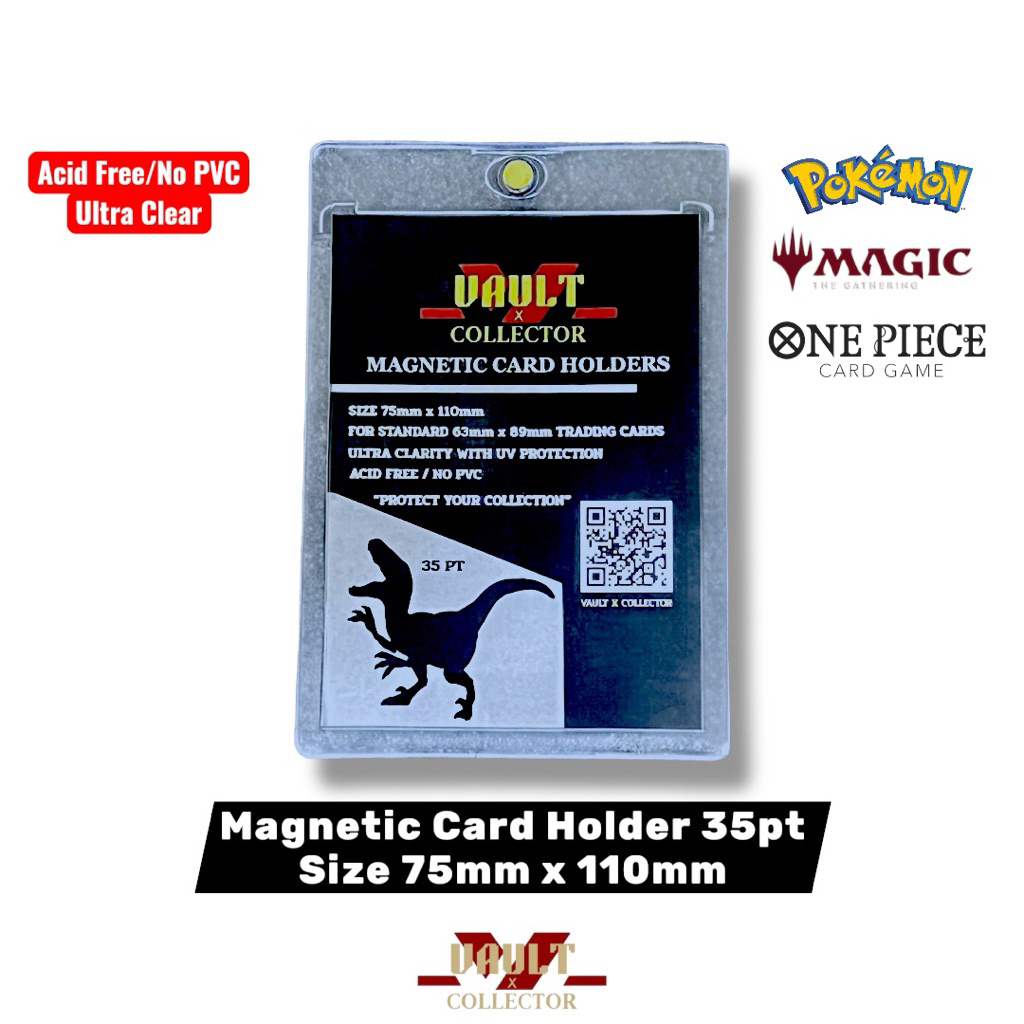 Magnetic Card Holders Vault x Collector [กรอบใส่การ์ดแม่เหล็ก] ขนาด 35pt
