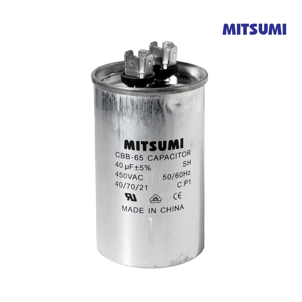 คาปาซิเตอร์ C อลูมิเนียม CBB-65-4A 40 / 450V