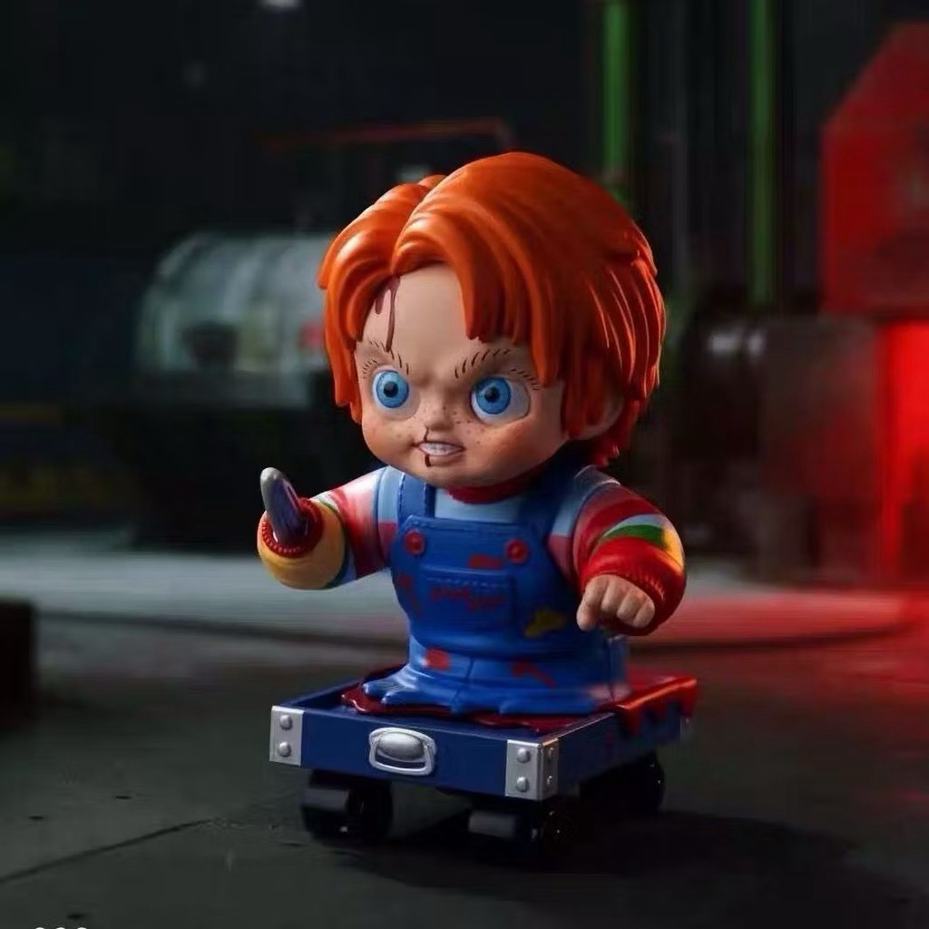 พร้อมส่งจากไทย POPMART Halloween Chucky Ghost Baby Resurrection Series ของขวัญของเล่นอินเทรนด์