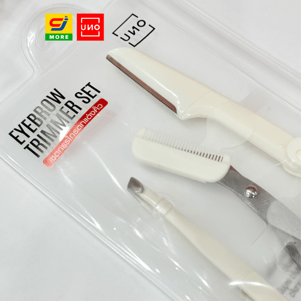 UNO เซตกรรไกรตกแต่งคิ้ว 3 ชิ้น รุ่น 059