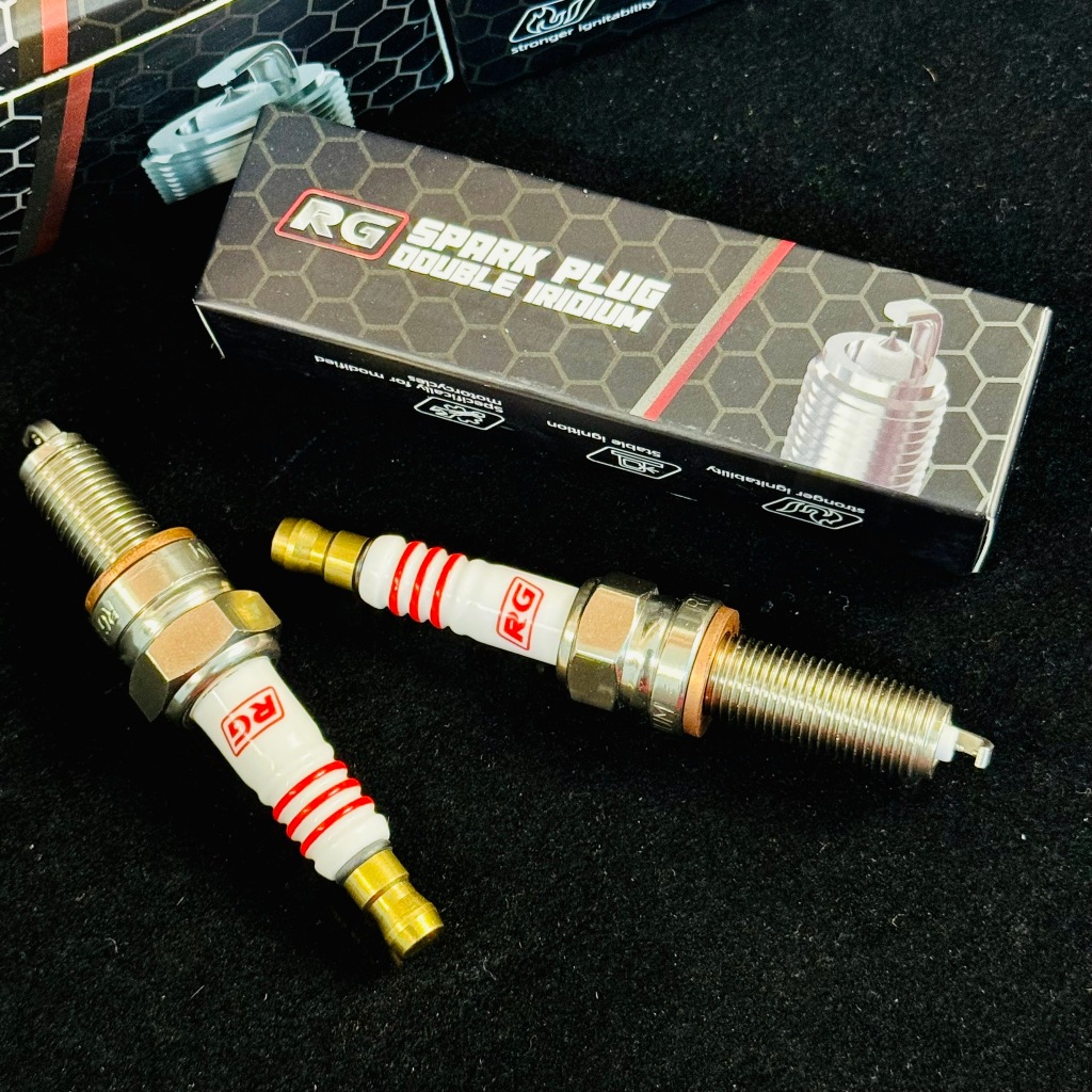 หัวเทียนแต่งRG DOUBLE IRIDIUM ไฟแรง นิ่ง เสถียรแบบเห็นได้ชัดจุดระเบิดแบบDOUBLEสำหรับรถแรงโดยเฉพาะ#RG (ราคาต่อ1หัวค่ะ) ราคา ถูกที่สุด ดีลบีเคเค แกลเลอรีภาพที่ 6