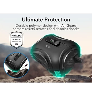 ESR เคสสำหรับ AirPods Pro 3 รุ่น Cyber Armor FlickLock Case (HaloLock)