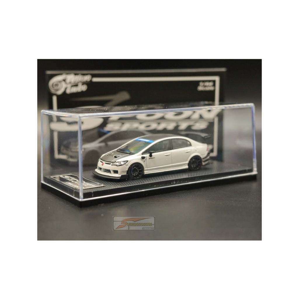 Micro Turbo  1/64 Custom FD2 Spoon - Metallic White