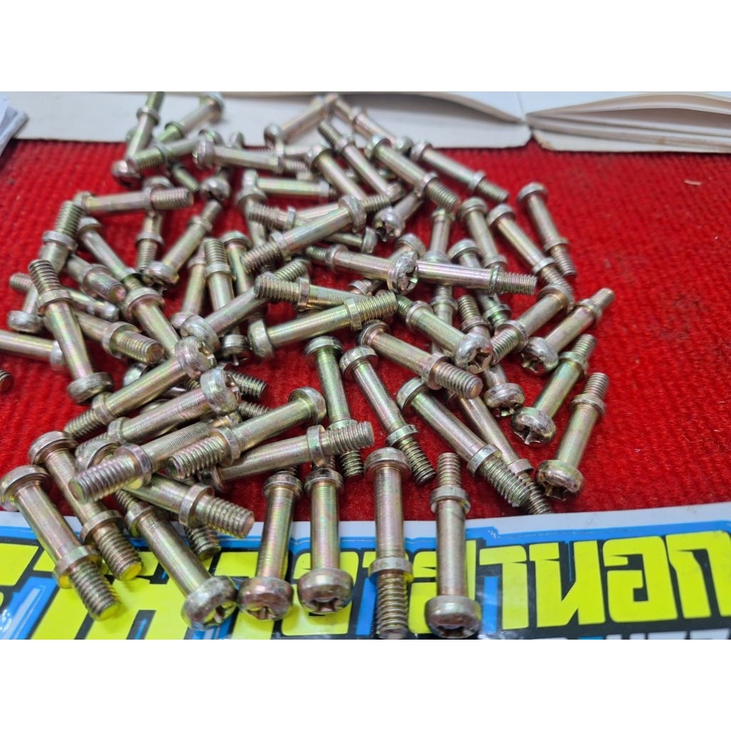 (เทียม) น๊อตยึดฝาครอบจานไฟ JR VR TZR TZM เทียมตัวละ