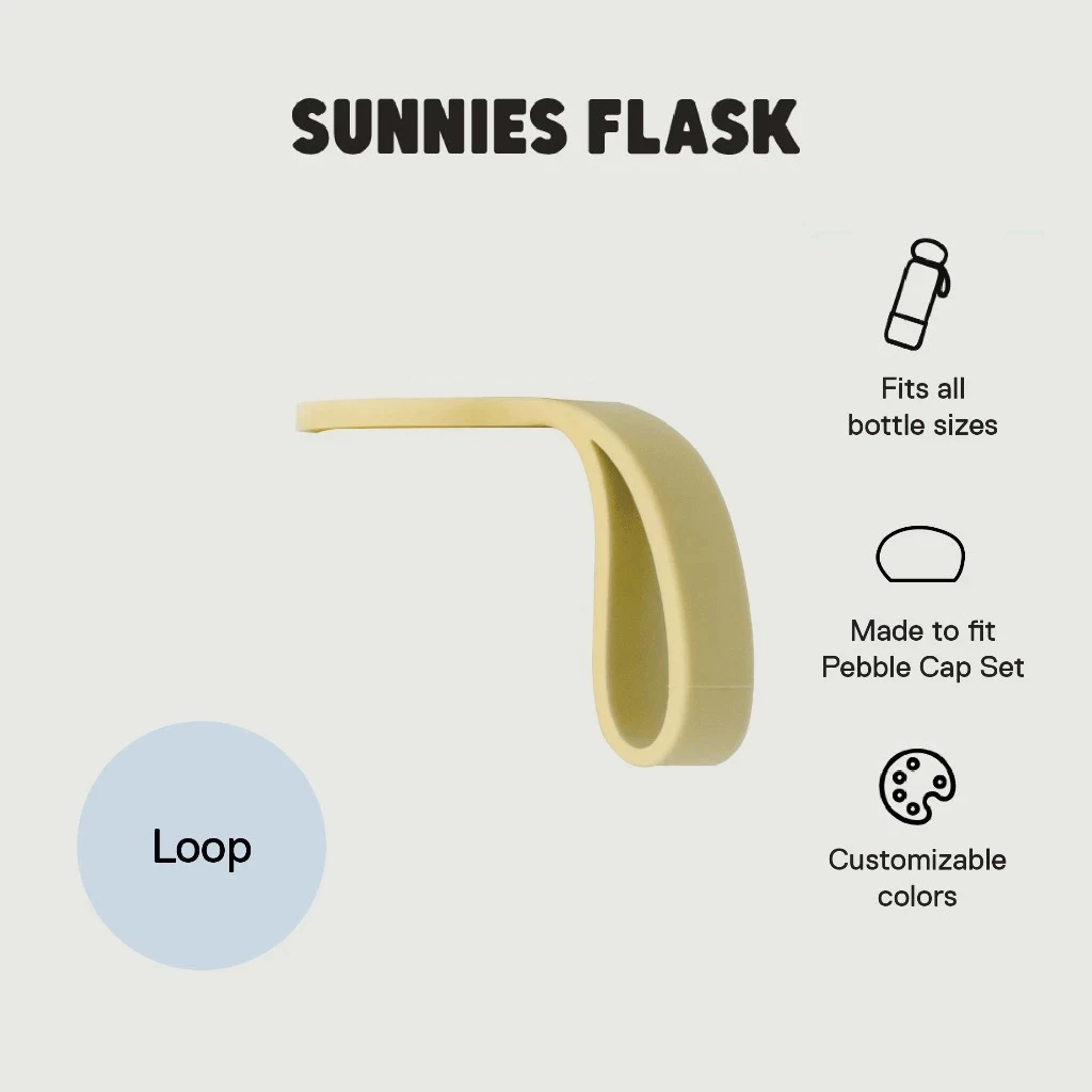 Sunnies Flask Pebble Cap Loop (สายคล้องกระบอกน้ำปรับแต่งได้)