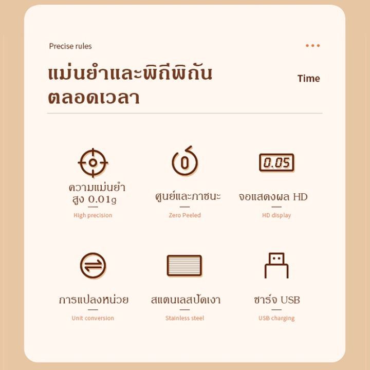 เครื่องชั่งดิจิตอล scale เครื่องชั่งน้ำหนักดิจิตอล ตาชั่งดิจิตอล ทศนิยมจุด 0.1/0.01 กิโลชั่งของ รูปที่ 3
