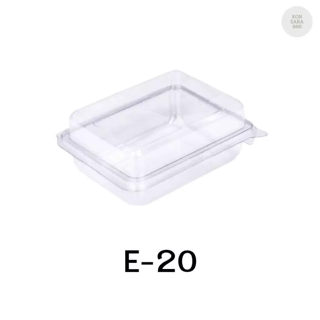 กล่องเบเกอรี่ E-20 ฐานใส จำนวน 50 ชุด 210233
