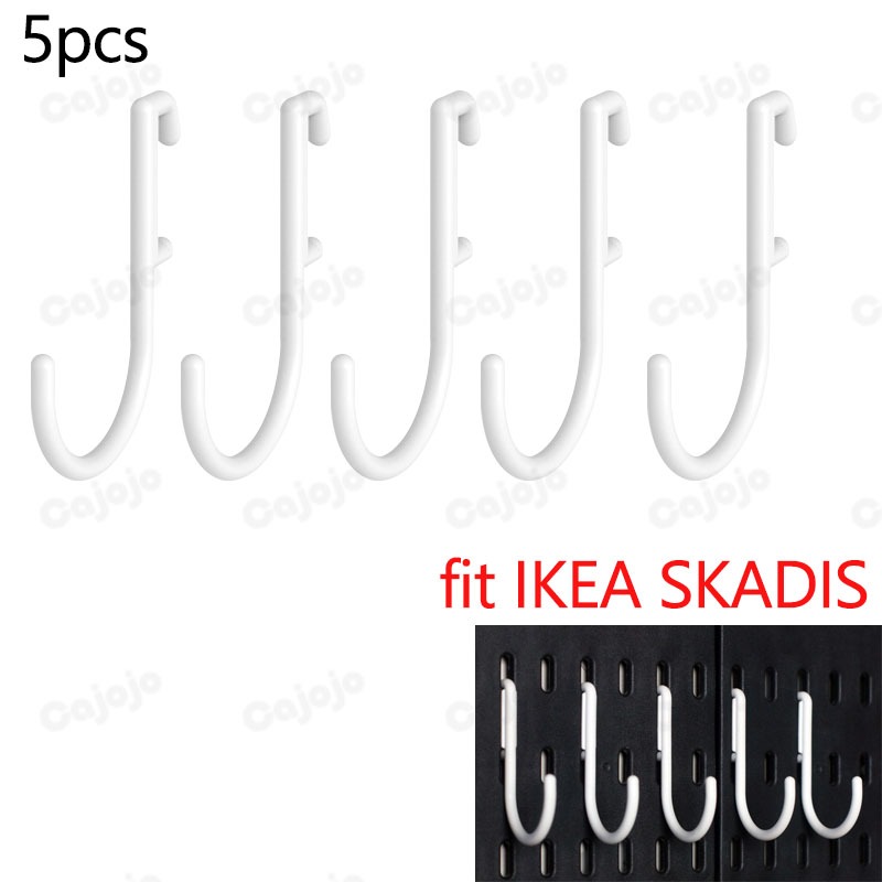 Cajojo C Hook IKEA SKADIS PEGBOARD ACCESSORIES อุปกรณ์ยึดแผ่น PEGBARD ของ SKADIS